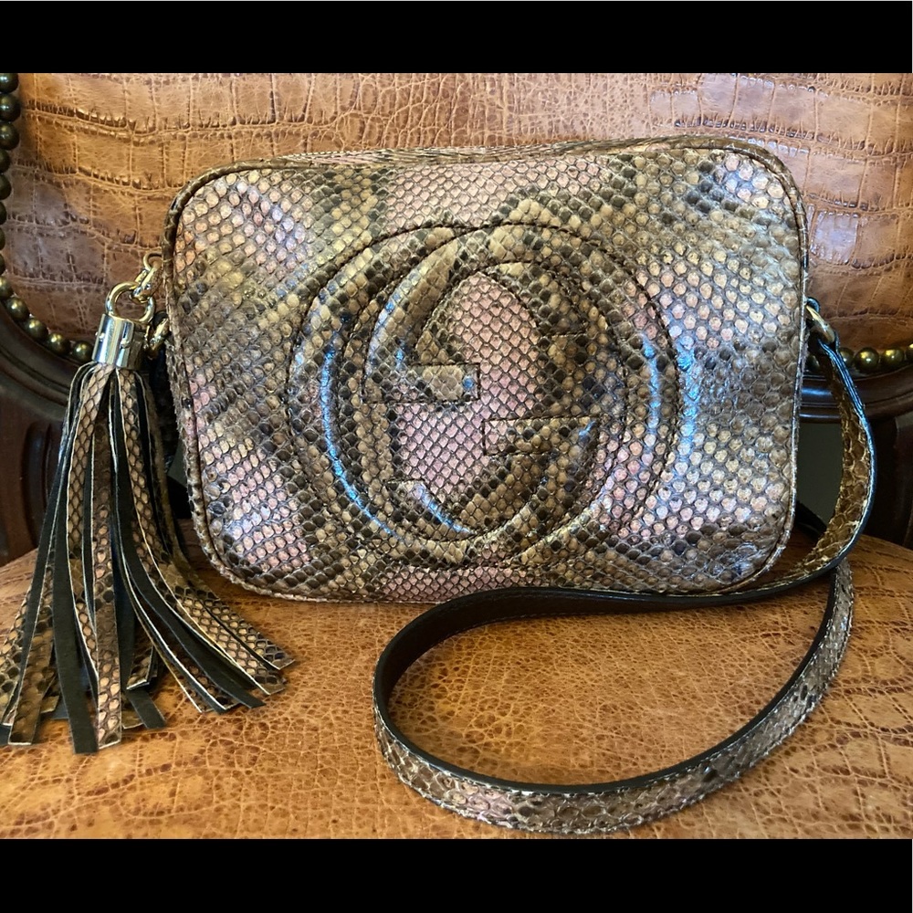 Gucci Python Soho Bag